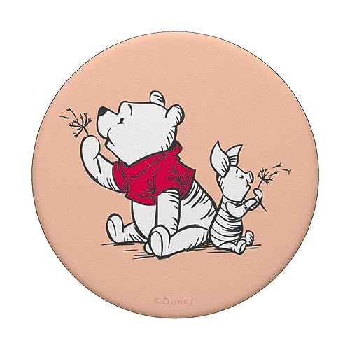 DISNEY WINNIE THE POOH AND PIGLET POPSOCKETS POPSOCKETS ESTÁNDAR DE DIENTE DE LEÓN ROSA - 3