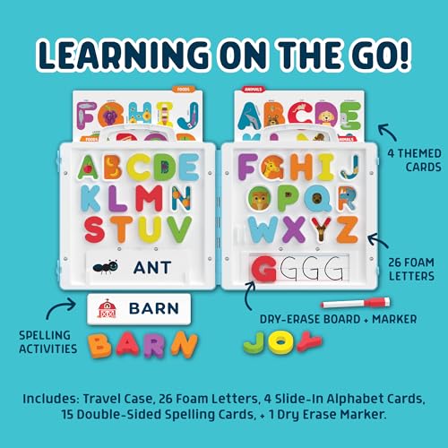 CHUCKLE ROAR TODO SOBRE EL ESTUCHE DE VIAJE DE ABC APRENDIZAJE SOBRE LA MARCHA IDEAL PARA NIÑOS EN EDAD PREESCOLAR A PARTIR - 2