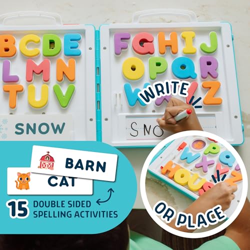 CHUCKLE ROAR TODO SOBRE EL ESTUCHE DE VIAJE DE ABC APRENDIZAJE SOBRE LA MARCHA IDEAL PARA NIÑOS EN EDAD PREESCOLAR A PARTIR - 4