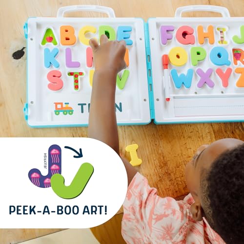 CHUCKLE ROAR TODO SOBRE EL ESTUCHE DE VIAJE DE ABC APRENDIZAJE SOBRE LA MARCHA IDEAL PARA NIÑOS EN EDAD PREESCOLAR A PARTIR - 5