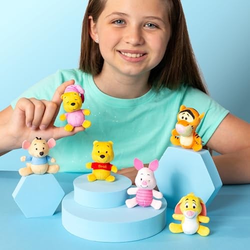 MICRO TEENIES WINNIE THE POOH Y SUS AMIGOS PAQUETE DE 6 FIGURA DE PELUCHE EN MINIATURA ANIMAL DE PELUCHE JUGUETE DE MINI - 4