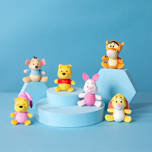 MICRO TEENIES WINNIE THE POOH Y SUS AMIGOS PAQUETE DE 6 FIGURA DE PELUCHE EN MINIATURA ANIMAL DE PELUCHE JUGUETE DE MINI - 5