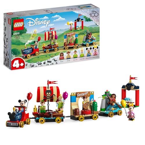 LEGO 43212 DISNEY TREN LLENO DE DIVERSIÓN CON VAIANA SKINNY PETER PAN Y BELL MICKEY Y MINNIE MOUSE JUGUETE PARA NIÑOS - 1