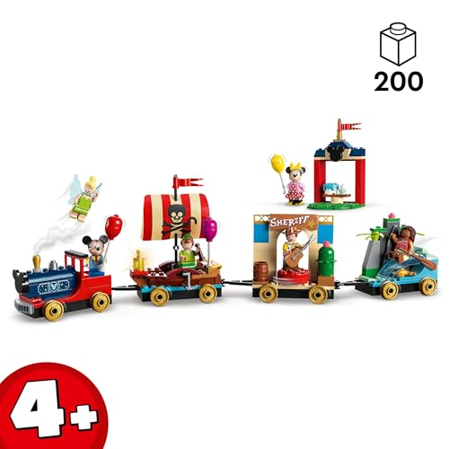 LEGO 43212 DISNEY TREN LLENO DE DIVERSIÓN CON VAIANA SKINNY PETER PAN Y BELL MICKEY Y MINNIE MOUSE JUGUETE PARA NIÑOS - 2