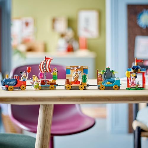 LEGO 43212 DISNEY TREN LLENO DE DIVERSIÓN CON VAIANA SKINNY PETER PAN Y BELL MICKEY Y MINNIE MOUSE JUGUETE PARA NIÑOS - 6