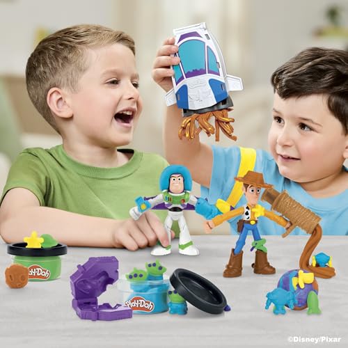 PLAYDOH TOY STORY JUEGO DE 5 CREACIONES ESPACIALES ARTES Y MANUALIDADES JUGUETES DE DISNEY PARA NIÑOS MAYORES DE 4 AÑOS - 3