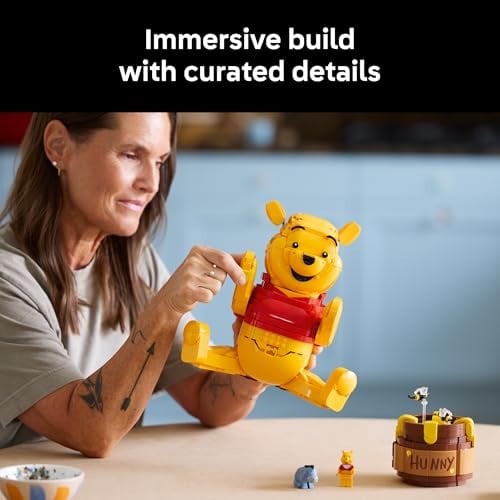 LEGO DISNEY WINNIE THE POOH JUEGO DE CONSTRUCCIÓN DECORACIÓN PARA EL HOGAR LA OFICINA O ESTANTE DE LIBROS PARA ADULTOS - 3