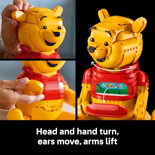 LEGO DISNEY WINNIE THE POOH JUEGO DE CONSTRUCCIÓN DECORACIÓN PARA EL HOGAR LA OFICINA O ESTANTE DE LIBROS PARA ADULTOS - 4