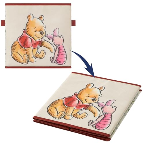 DISNEY WINNIE THE POOH CUBOS DE ALMACENAMIENTO DE TELA JUEGO DE 2 CONTENEDORES DURADEROS CON ASAS 10X10X10 ORGANIZADORES - 5