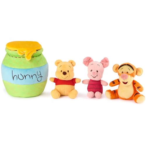 GUND DISNEY WINNIE THE POOH JUEGO DE PELUCHES OFICIAL CON POOH TIGGER Y PIGLET JUGUETES DE PELUCHE SENSORIALES PARA EDADES 0 - 1