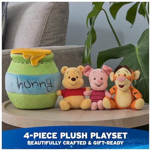GUND DISNEY WINNIE THE POOH JUEGO DE PELUCHES OFICIAL CON POOH TIGGER Y PIGLET JUGUETES DE PELUCHE SENSORIALES PARA EDADES 0 - 2