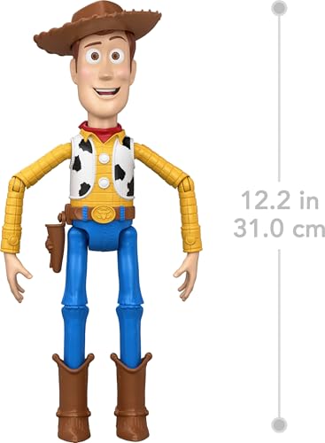 MATTEL DISNEY AND PIXAR TOY STORY 5 RUNNING WOODY FIGURA DE ACCIÓN DE 12 PULGADAS CON 50 FRASES Y SONIDOS DE PELÍCULA - 6