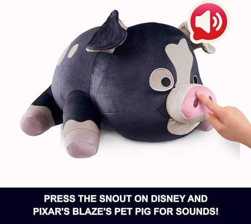 MATTEL DISNEY Y PIXAR TOY STORY 5 BLAZES PET PIG JUGUETE DE PELUCHE DE 12 PULGADAS EL HOCICO ACTIVA EL SONIDO TACTO SUAVE - 3