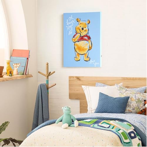 DISNEY WINNIE THE POOH ARTE DE PARED LED DE 115 X 1575 PULGADAS DECORACIÓN COLGANTE PARA NIÑOS OBRAS DE ARTE ILUMINADAS - 5