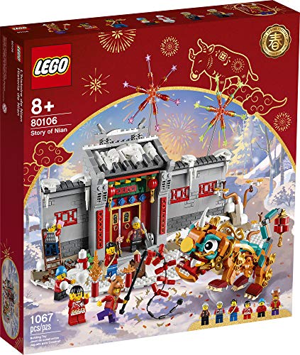 LEGO HISTORIA DE NIAN 80106 KIT DE CONSTRUCCIÓN JUGUETE COLECCIONABLE EDUCATIVO REGALO DEL AÑO NUEVO LUNAR PARA NIÑOS NUEVO - 4