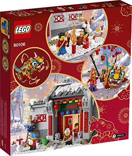 LEGO HISTORIA DE NIAN 80106 KIT DE CONSTRUCCIÓN JUGUETE COLECCIONABLE EDUCATIVO REGALO DEL AÑO NUEVO LUNAR PARA NIÑOS NUEVO - 5