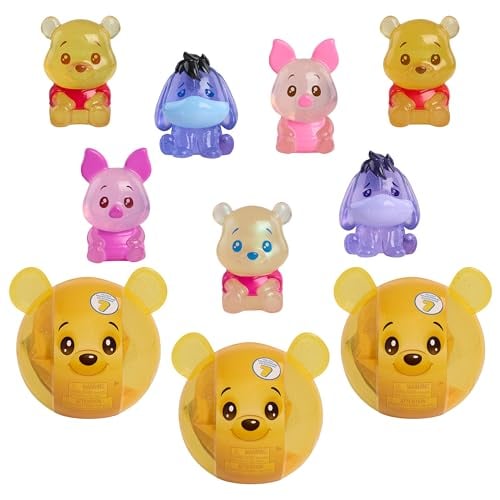 DISNEY WINNIE THE POOH BEARY FIGURAS DE JALEA LINDAS 3 UNIDADES POR JUST PLAY DULCE Y BRILLANTE PARA COLECCIONISTAS NIÑOS - 1