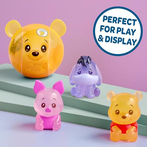 DISNEY WINNIE THE POOH BEARY FIGURAS DE JALEA LINDAS 3 UNIDADES POR JUST PLAY DULCE Y BRILLANTE PARA COLECCIONISTAS NIÑOS - 5
