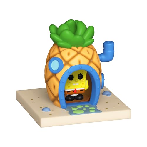 FUNKO POP BITTY TOWN BOB ESPONJA PANTALONES CUADRADOS BOB ESPONJA PANTALONES CUADRADOS Y CASA DE PIÑA FIGURA DE VINILO - 2