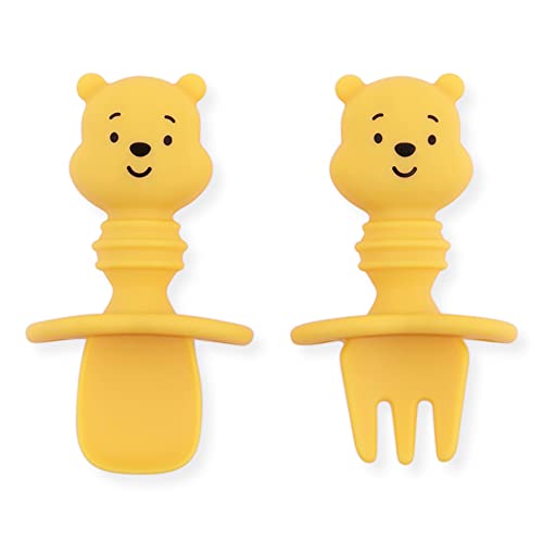 BUMKINS JUEGO DE UTENSILIOS PARA BEBÉS DE DISNEY CUCHARONES DE SILICONA PARA SUMERSIÓN AUTOALIMENTACIÓN DESTETE GUIADO - 1