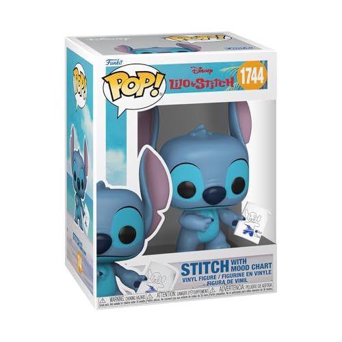 FUNKO POP DISNEY LILO STITCH STITCH WITH MOOD CHART 16 PROBABILIDADES PARA VARIANTE DE PERSECUCIÓN RARA FIGURA DE VINILO - 1