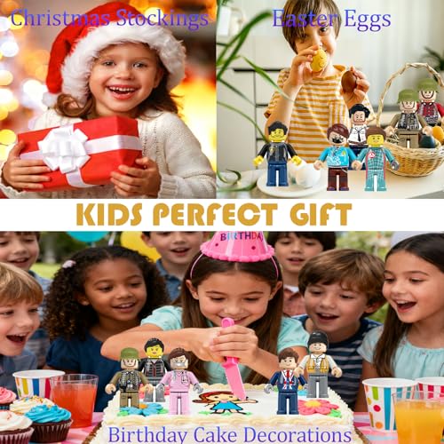 36 PIEZAS DE MINIFIGURAS MINI FIGURA DE JUGUETE RELLENO DE FIGURAS DE ACCIÓN MINIFIGURAS DE BLOQUES DE CONSTRUCCIÓN MINI - 6