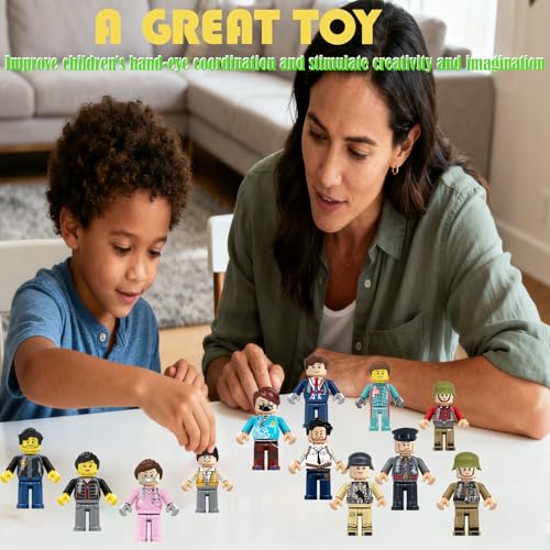36 PIEZAS DE MINIFIGURAS MINI FIGURA DE JUGUETE RELLENO DE FIGURAS DE ACCIÓN MINIFIGURAS DE BLOQUES DE CONSTRUCCIÓN MINI - 7