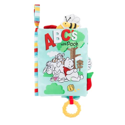 KIDS PREFERRED DISNEY BABY WINNIE THE POOH DELUXE SOFT BOOK ABCS WITH POOH ONTHEGO LIBROS SENSORIALES PARA BEBÉS CON PÁGINAS - 1