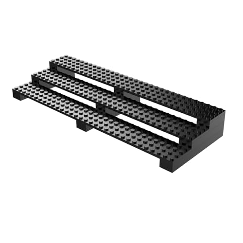 EXPOSITOR DE MINIFIGURAS DE LADRILLO SOPORTE DE EXHIBICIÓN DE 3 NIVELES PARA MINIFIGURAS LEGO CAPACIDAD PARA 35 FIGURAS - 1