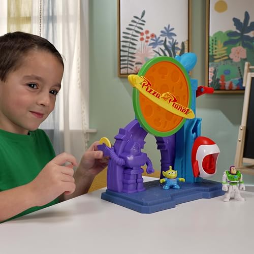 FISHERPRICE IMAGINEXT TOY STORY DE DISNEY Y PIXAR SET DE JUEGO DEL PLANETA PIZZA CON FIGURAS DE ACCIÓN DE BUZZ LIGHTYEAR - 2