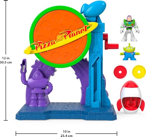 FISHERPRICE IMAGINEXT TOY STORY DE DISNEY Y PIXAR SET DE JUEGO DEL PLANETA PIZZA CON FIGURAS DE ACCIÓN DE BUZZ LIGHTYEAR - 6