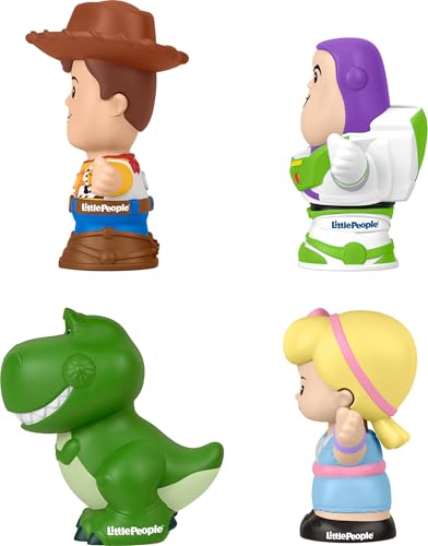 FISHERPRICE LITTLE PEOPLE JUGUETES PARA NIÑOS PEQUEÑOS DISNEY PIXAR TOY STORY PAQUETE DE FIGURAS CON 4 PERSONAJES PARA JUEGO - 4