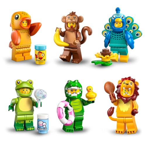 LEGO MINIFIGURES SERIE ANIMAL 28 PAQUETE DE 6 JUGUETES PARA NIÑOS EN CAJAS MISTERIO SELLADAS FIGURAS TEMÁTICAS DE ANIMALES - 4