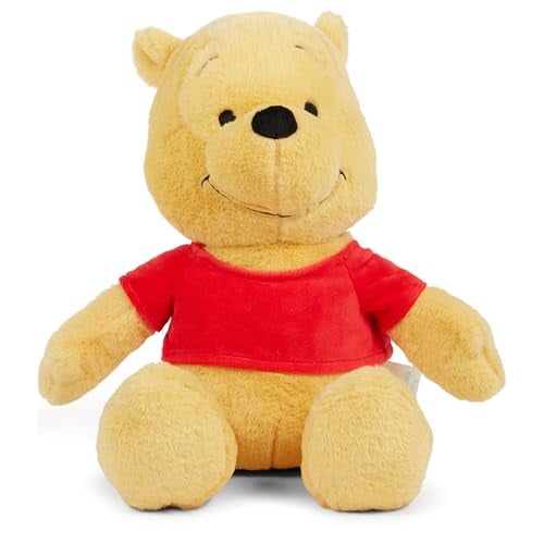 DISNEY PELUCHE OFICIAL DE WINNIE THE POOH PARA NIÑOS PERSONAJE DE PELUCHE CON TEXTURA ESPONJOSA Y DETALLES BORDADOS OREJAS - 1