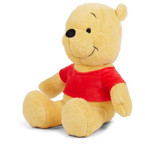 DISNEY PELUCHE OFICIAL DE WINNIE THE POOH PARA NIÑOS PERSONAJE DE PELUCHE CON TEXTURA ESPONJOSA Y DETALLES BORDADOS OREJAS - 3