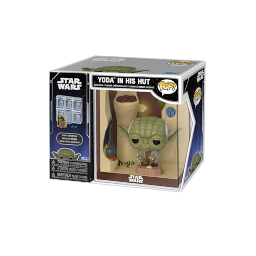 FUNKO POP NOOKS STAR WARS YODA IN HIS HUT FIGURA DE VINILO COLECCIONABLE IDEA DE REGALO PRODUCTO OFICIAL JUGUETES PARA NIÑOS - 1