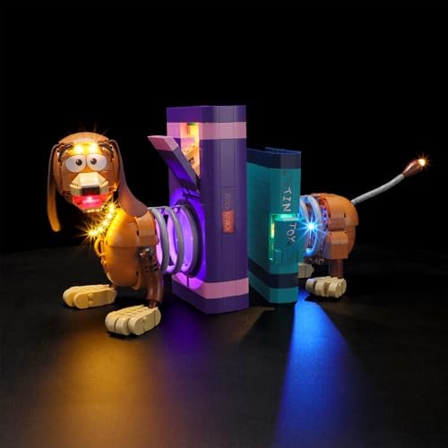 JUEGO DE ILUMINACIÓN LED COMPATIBLE CON LEGO 43301 TOY STORY SLINKY DOG BOOKENDS KIT DE ILUMINACIÓN PARA EL MODELO - 1