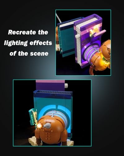 JUEGO DE ILUMINACIÓN LED COMPATIBLE CON LEGO 43301 TOY STORY SLINKY DOG BOOKENDS KIT DE ILUMINACIÓN PARA EL MODELO - 3