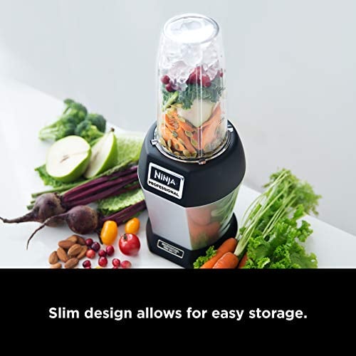 NINJA BL450C LICUADORA PERSONAL NUTRI PRO PARA JUGOS BATIDOS Y BATIDOS TAZAS DE 18 Y 24 ONZAS - 4