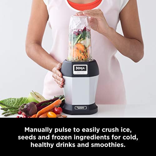 NINJA BL450C LICUADORA PERSONAL NUTRI PRO PARA JUGOS BATIDOS Y BATIDOS TAZAS DE 18 Y 24 ONZAS - 6