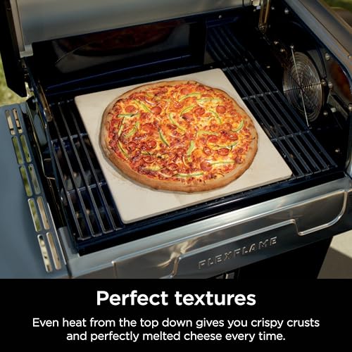 NINJA FLEXFLAME PIEDRA DE PIZZA ARTESANAL DE 16 PULGADAS CORDIERITA PIZZAS DE 5 MINUTOS 600F NINJA - 3