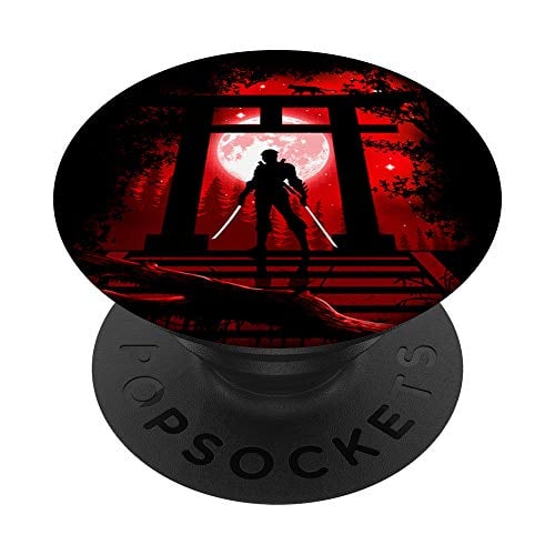 RED NINJA IN TORII POPSOCKETS SOPORTE PARA TELÉFONOS Y TABLETAS NEGRO - 1