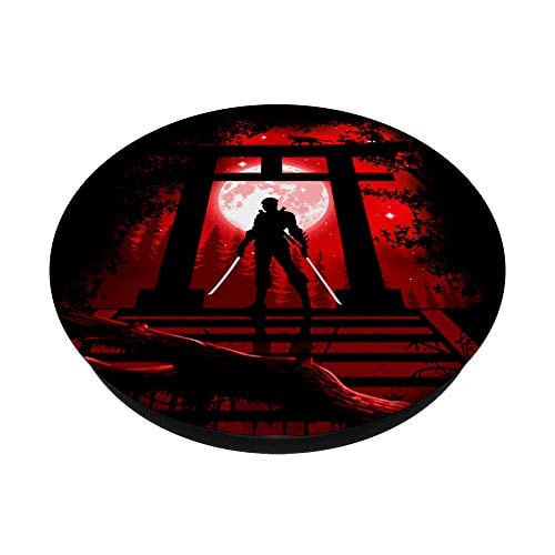 RED NINJA IN TORII POPSOCKETS SOPORTE PARA TELÉFONOS Y TABLETAS NEGRO - 2