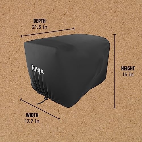 NINJA XSKOCVR CUBIERTA PREMIUM HORNO WOODFIRE PARA EXTERIORES COMPATIBLE SERIE OO100 CORDONES - 2