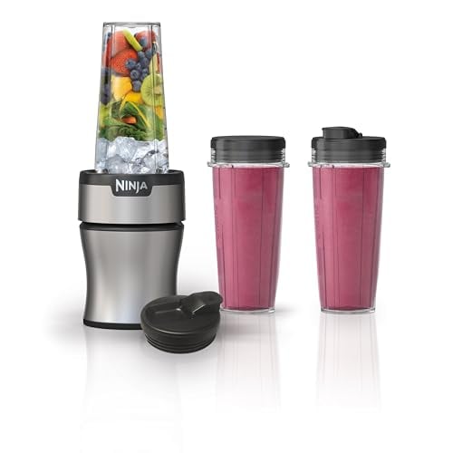 NINJA BN301 NUTRIBLENDER PLUS LICUADORA PERSONAL COMPACTA MOTOR DE 900 VATIOS DE PICO PARA BEBIDAS - 1