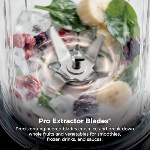 NINJA BN301 NUTRIBLENDER PLUS LICUADORA PERSONAL COMPACTA MOTOR DE 900 VATIOS DE PICO PARA BEBIDAS - 5