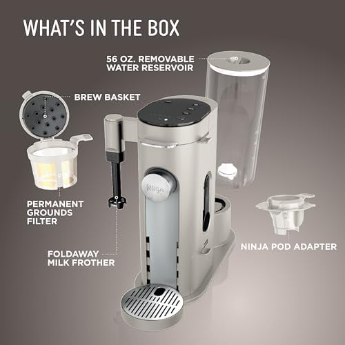 NINJA POD GROUNDS CAFETERA ESPECIALIZADA DE UNA SOLA PORCIÓN COMPATIBLE CON CÁPSULAS KCUP PREPARA - 6