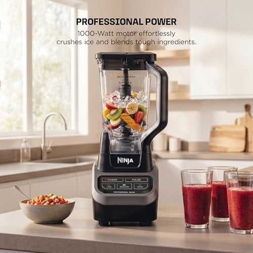 LICUADORA PROFESIONAL NINJA BL610 NEGRO 1000W TOTAL CRUSHING BLADES CRUSH ICE BLEND SMOOTHIES - 2