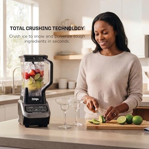 LICUADORA PROFESIONAL NINJA BL610 NEGRO 1000W TOTAL CRUSHING BLADES CRUSH ICE BLEND SMOOTHIES - 3