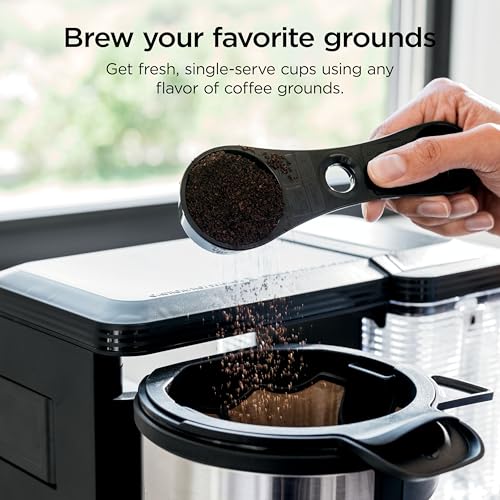 CAFETERA NINJA JARRA DE 10 TAZAS ESPUMADOR PLEGABLE NEGRO CM401 FILTRO PERMANENTE Y EXTRAÍBLE - 3